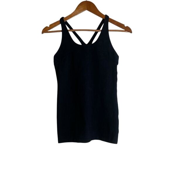 3 for $30! Gap fit black halter tank top. Size xs - Picture 1 of 8